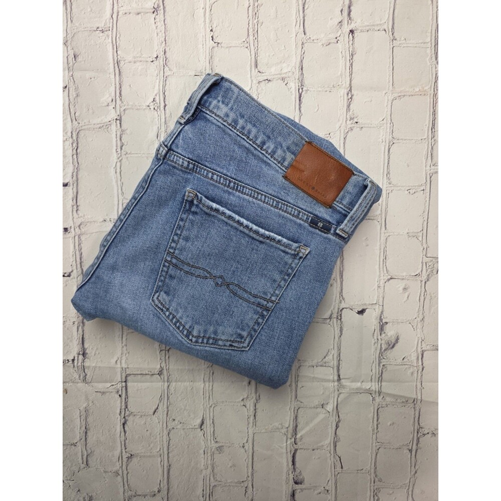Lucky Brand 8/29 Blue Sweet Mid Rise Boot Jeans Denim Americana Boho Western
